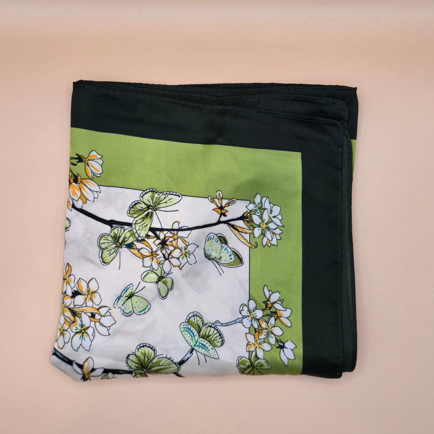 Fashion bandana groen vlinders - FutureStoreNL