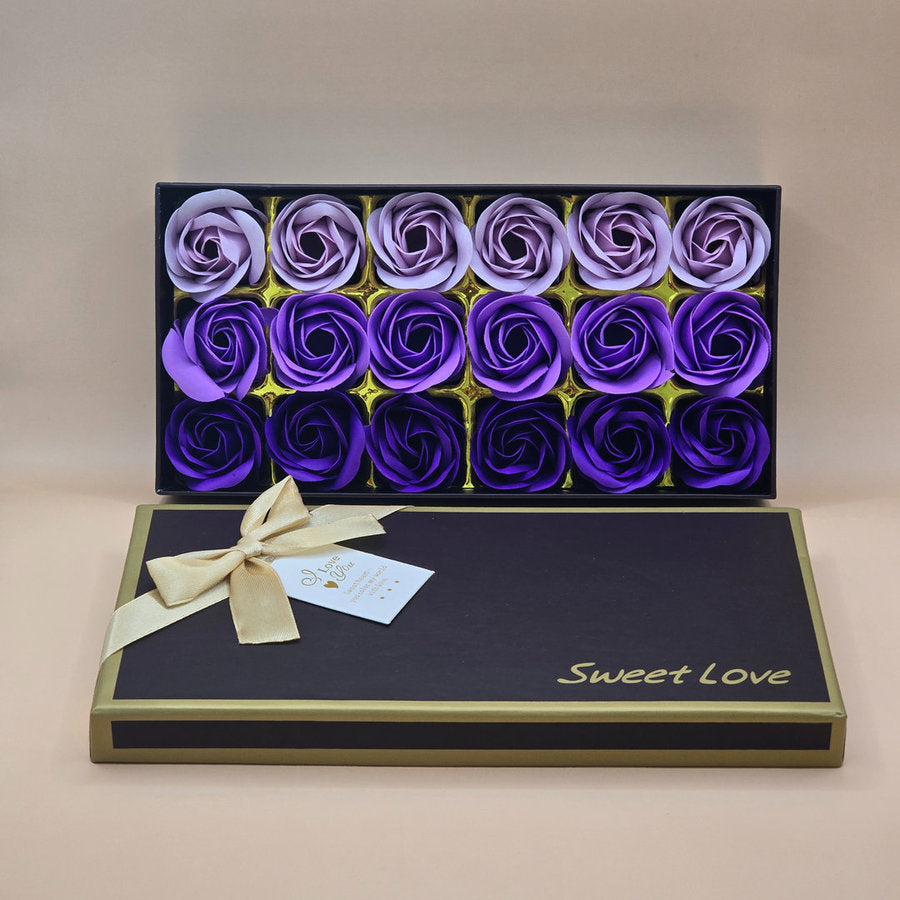 Cadeaubox zeep rozen (twee kleuren) - FutureStoreNL