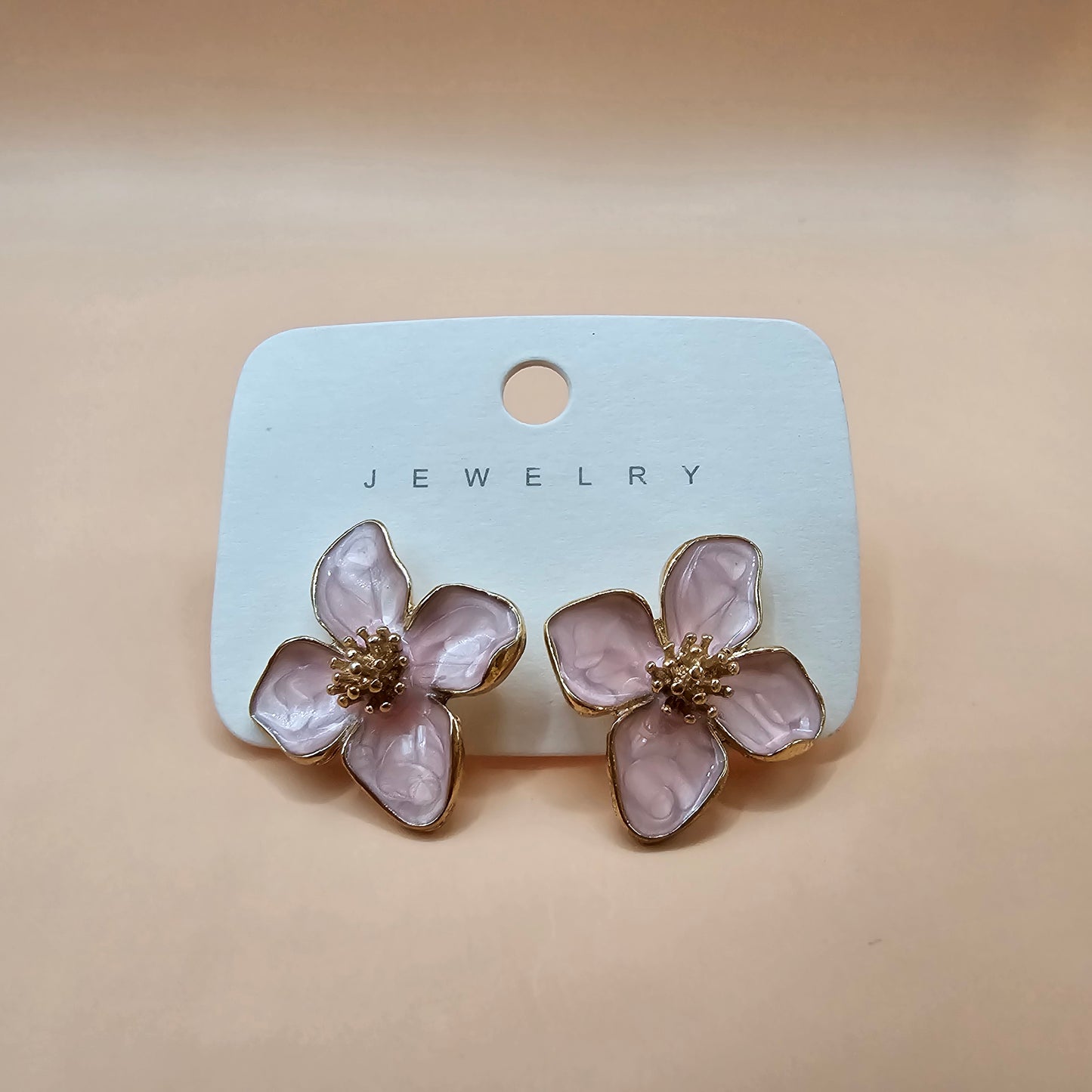 Oorbellen bloem roze - FutureStoreNL