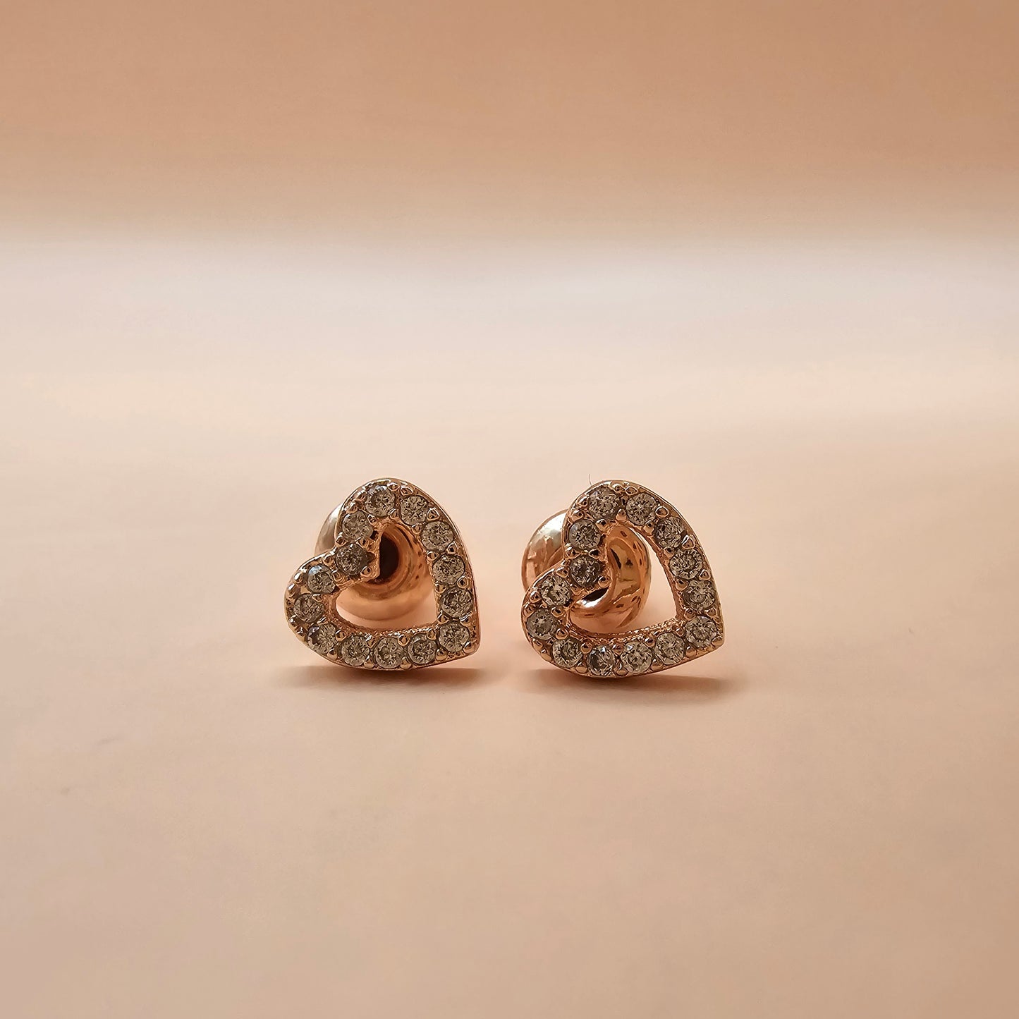 Oorbellen set hartjes rosé - FutureStoreNL