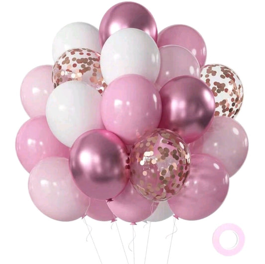 Roze ballonnenset - FutureStoreNL