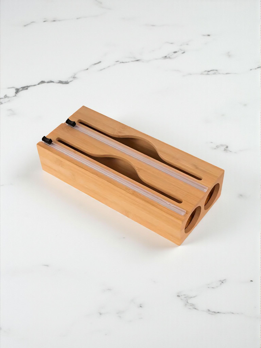 Bamboe Dispenser voor Folie & Aluminium