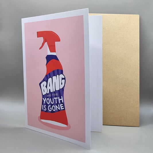Verjaardagskaart BANG - FutureStoreNL